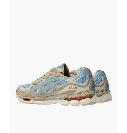 Кросівки унісекс Asics Gel-Nyc Beige/Light Blue 1203A372-401