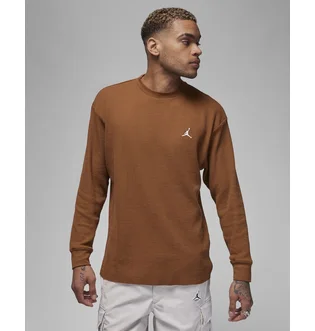 Лонгслив мужской Air Jordan Essentials Waffle Knit Top Brown FD7461-281