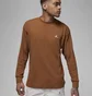 Лонгслив мужской Air Jordan Essentials Waffle Knit Top Brown FD7461-281