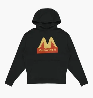 Худи унисекс Carne Bollente Drive Through Black AW25H0102