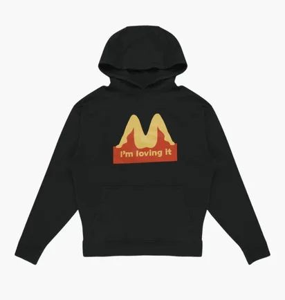 Худи унисекс Carne Bollente Drive Through Black AW25H0102