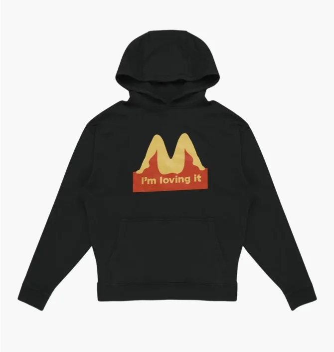 Худи унисекс Carne Bollente Drive Through Black AW25H0102
