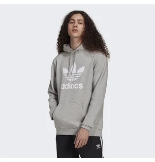 Худи мужское Adidas Adicolor Classics Trefoil Hoodie Grey H06669