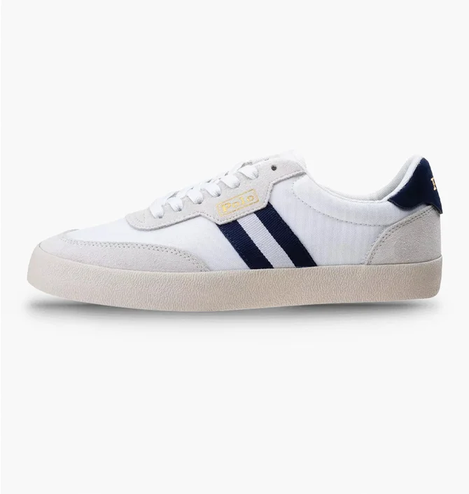 Кросівки чоловічі Ralph Lauren Court Beige/White 816845105002