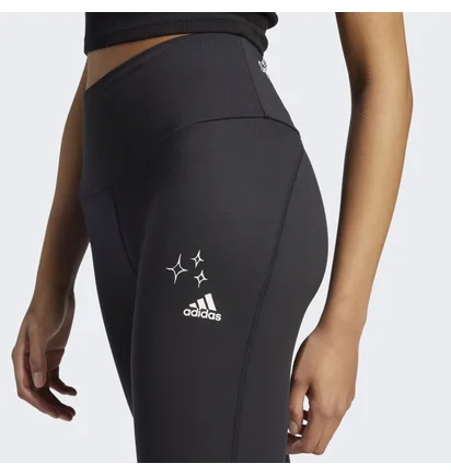 Леггинсы женские Adidas Scribble Leggings Black IJ8762