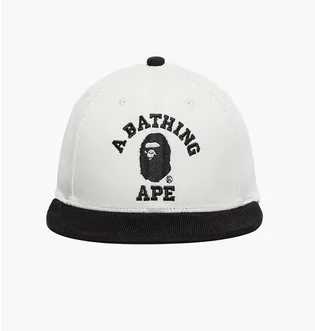Кепка унисекс Bape Corduroy College White 001CPJ801008M