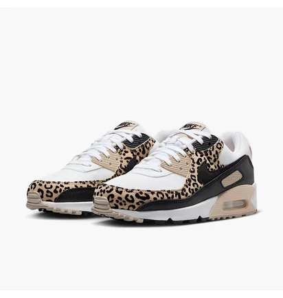 Кроссовки женские Nike Air Max 90 Leopard White/Brown IF1619-100