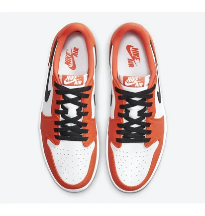 Кроссовки мужские Air Jordan 1 Low Og White/Red CZ0790-801