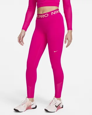 Легінси жіночі Nike Pro Mid-Rise Full-Length Leggings Pink FB5687-615