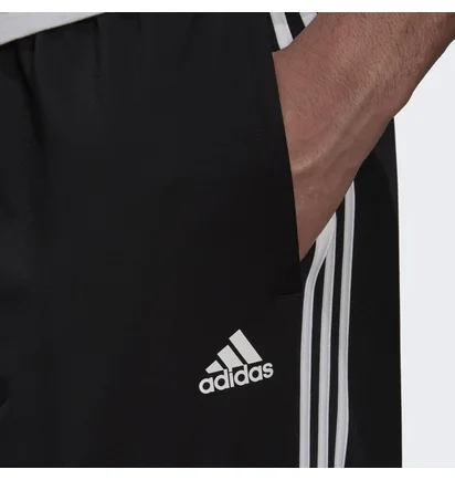 Штаны мужские Adidas Essentials Warm-Up Tapered 3-Stripes Track Pants Black H46105