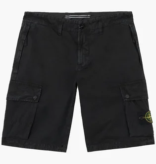 Шорти чоловічі Stone Island Slim Fit Cargo Bermuda Black K1S15L100011-S00WA-V0129