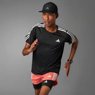 Футболка чоловіча Adidas Own The Run 3-Stripes Tee Black IQ3834
