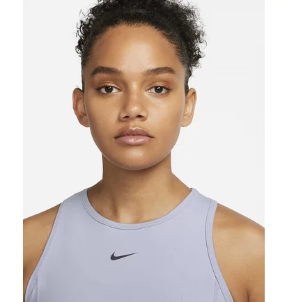 Топ жіночий Nike Pro Dri-Fit Crop Tank Light Blue DX0061-519