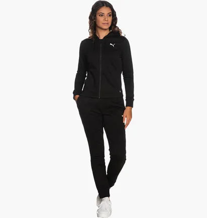 Спортивный костюм женский Puma Classic Fleece Tracksuit Black 670022-01