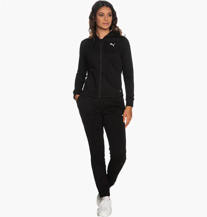 Спортивный костюм женский Puma Classic Fleece Tracksuit Black 670022-01