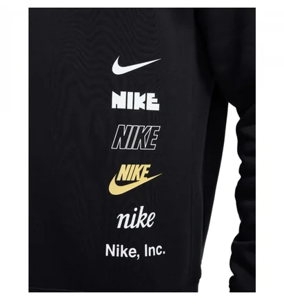 Свитшот мужской Nike Sweat Crew Multi Logo Black DX0781-010