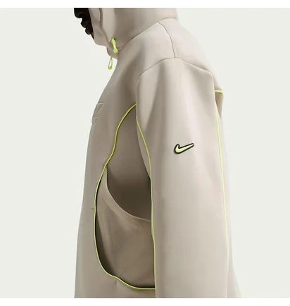 Худи мужское Nike M Nk Pf Bubble Mesh Po Beige IF1296-236
