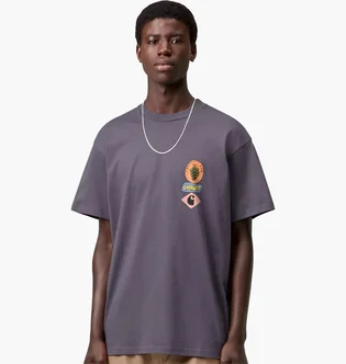 Футболка мужская Carhartt WIP Stacked Grapes Grey I036902-3RIXX