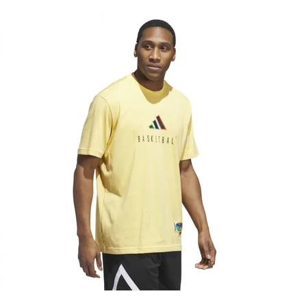Футболка мужская Adidas Wwh Logo G T Yellow IY1155