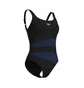 Купальник женский Arena Isabella Swimsuit Wing Back C Black/Blue 010814-570
