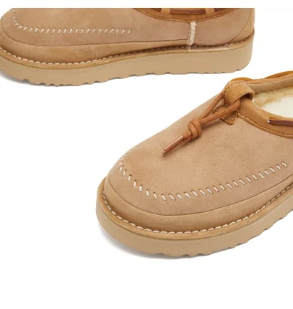 Тапочки женские UGG Regenerate Crafted Tasman Shoe Beige 1152747-SAN
