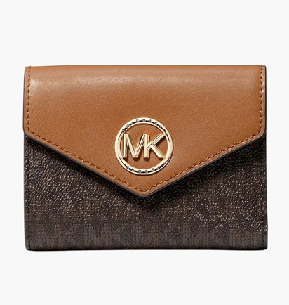 Гаманець жіночий Michael Kors Greenwich Trifold Brown 34S1GNME6B-BROWN-ACORN-95730