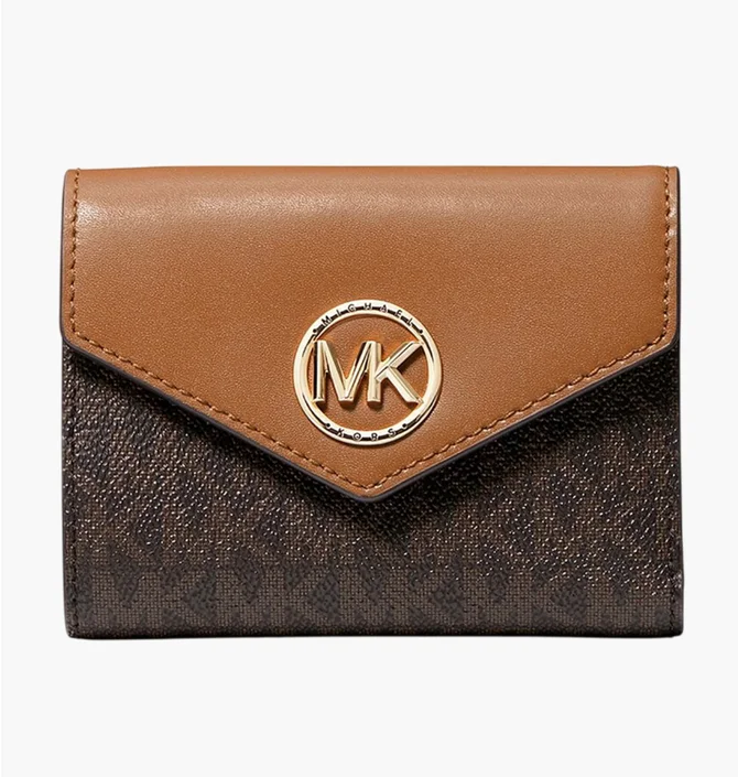 Гаманець жіночий Michael Kors Greenwich Trifold Brown 34S1GNME6B-BROWN-ACORN-95730