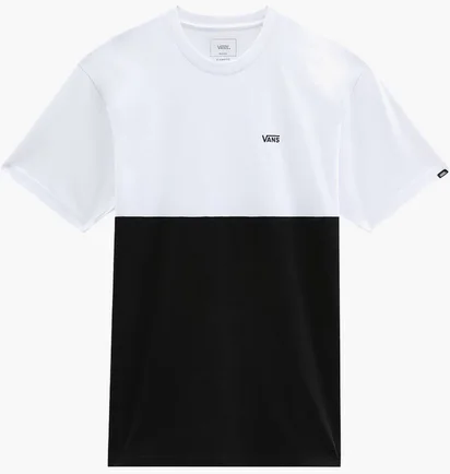 Футболка мужская Vans Colorblock White/Black VN0A3CZDY28