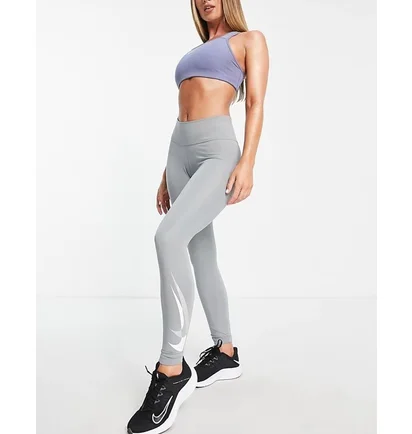 Легінси жіночі Nike Running Swoosh Grey DV7253-073