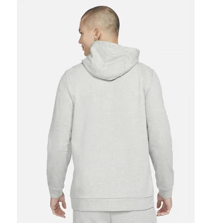 Толстовка чоловіча Nike Dry Men's Dri-FIT Hooded Fitness Full-Zip Grey CZ6376-063