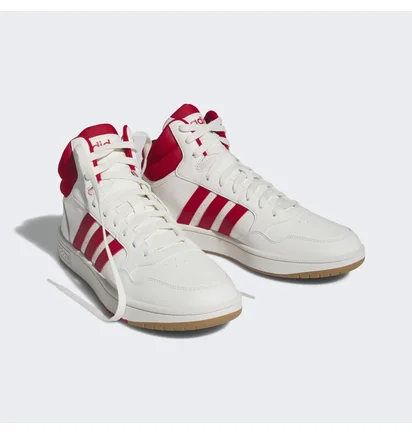 Кроссовки мужские Adidas Hoops 3.0 Mid Lifestyle Basketball Classic Vintage Shoes White IG5569