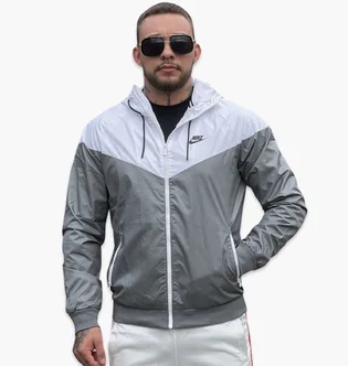 Ветровка мужская Nike Sportswear Windrunner Jacket Grey/White 727324-084