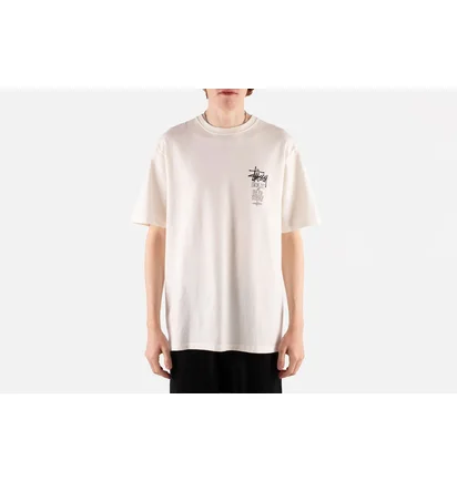 Футболка мужская Stussy Pigment Dyed Swim Out White 1905167-1002