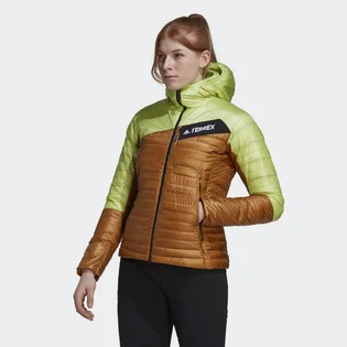 Пуховик женский Adidas Terrex W Techrock Year-Round Brown/Olive H57725