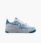 Кросівки дитячі Nike Af1 Crater Flyknit Nn White/Blue Dm1060-100