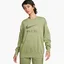 Свитшот женский Nike Air Fleece Crewneck Sweatshirt Olive Dq6567-334