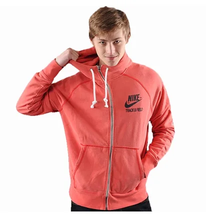 Толстовка мужская Nike Track & Field Hoody Peach 523994-657