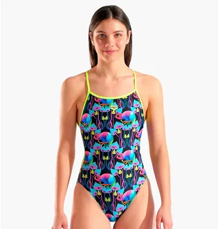 Купальник женский Arena Womulti Chameleons Swimsuit Blue 010209-560