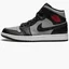 Кроссовки мужские Air Jordan 1 Mid Black/Grey 554724-096