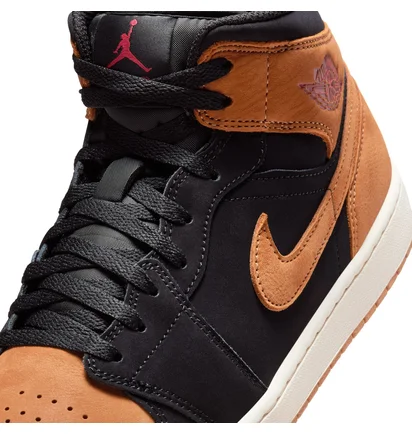 Кросівки чоловічі Air Jordan Mid Se Black/Brown HV4091-002