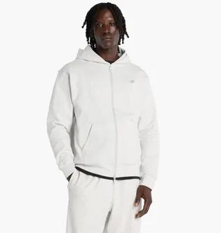 Толстовка мужская New Balance Athletics French Terry Full Zip Grey MJ53506AHH