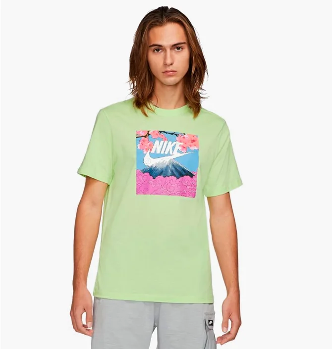 Футболка мужская Nike Sportswear Men'S T-Shirt Green DB6153-383