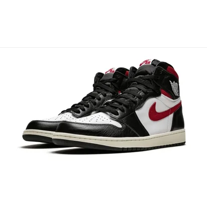 Кроссовки мужские Air Jordan 1 Retro High Og Black/White 555088-061