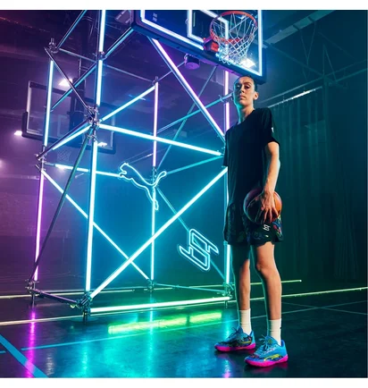 Кроссовки женские Puma Stewie X Tokyo Nights Stewie 3 Basketball Shoes Blue 380070-01
