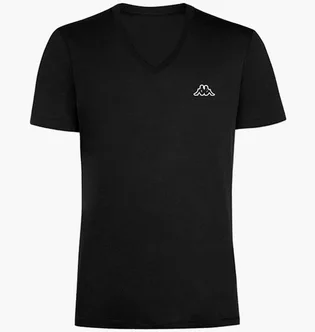Футболка мужская Kappa Mezza Manica Scollo V Black K1311-NERO