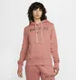 Худи женское Nike Nsw Phnx Flc Std Po Logo Hdy Peach HM9751-634