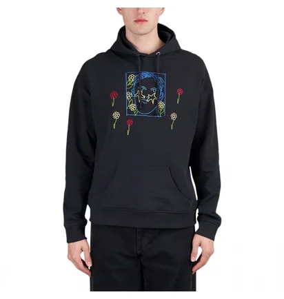 Худи унисекс Carne Bollente Laid Back Hoodie Black SS23H0104-BLACK