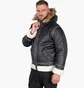 Куртка чоловіча Alpha Industries Hooded Bomber B3 Fl Black 128104-03