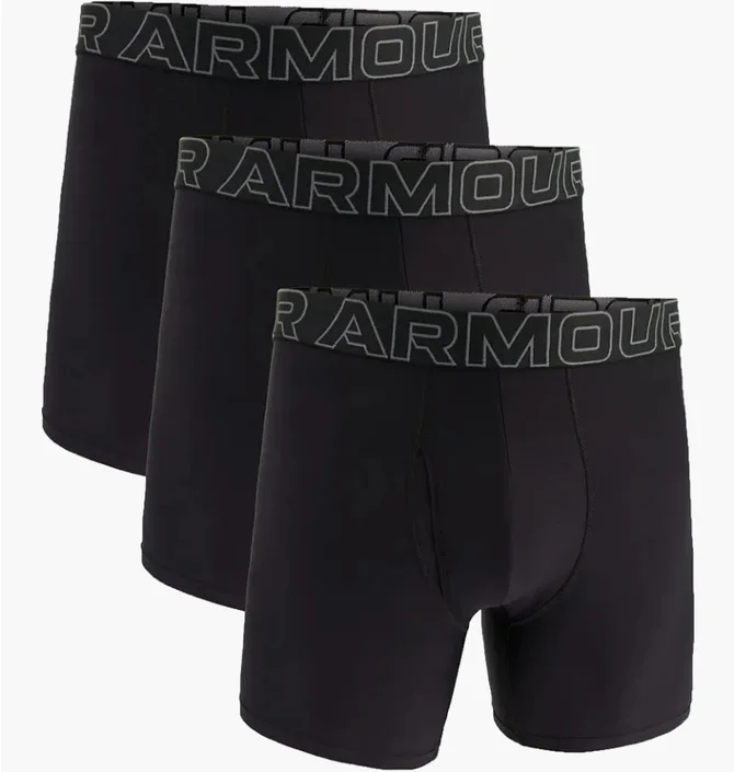 Трусы мужские Under Armour Perf Tech (3 шт) Black 1383878-001