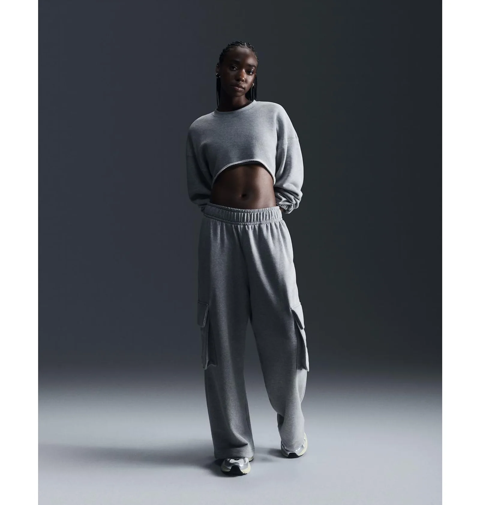 ᐉ Світшот жіночий Nike Sportswearoversized French Terry Shrug